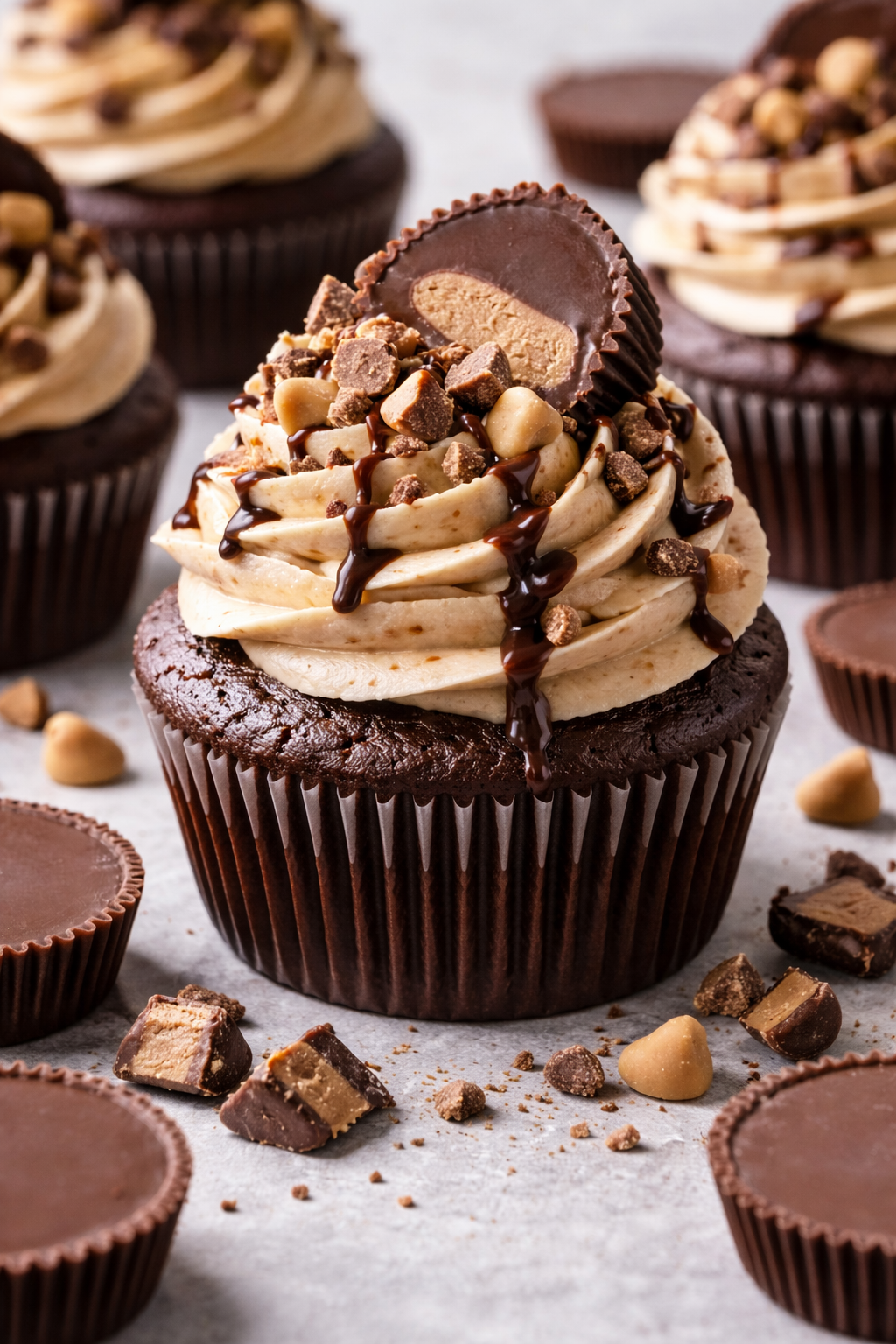 Dozen Reese's Peanut Butter Cupcake