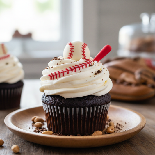 Baseball Cupcake