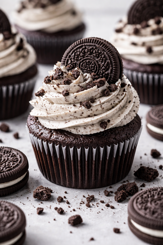 Dozen Oreo Cookie Cupcake