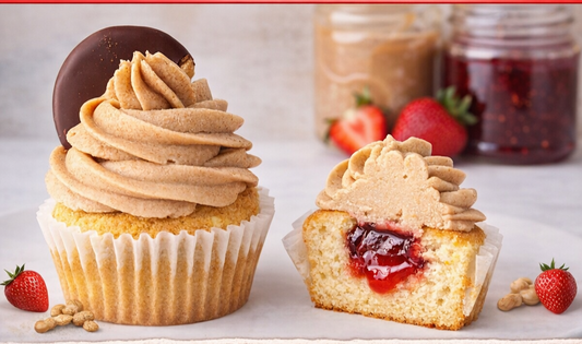 PB&J Vanilla Cupcake - Dozen